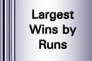 IPL Largest margin wins by runs
