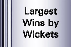 IPL Largest margin wins by Wkts