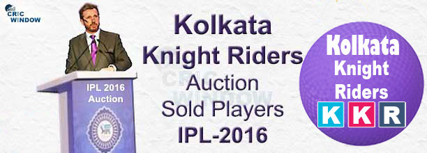 IPL 2015 Kolkata Auction Players List