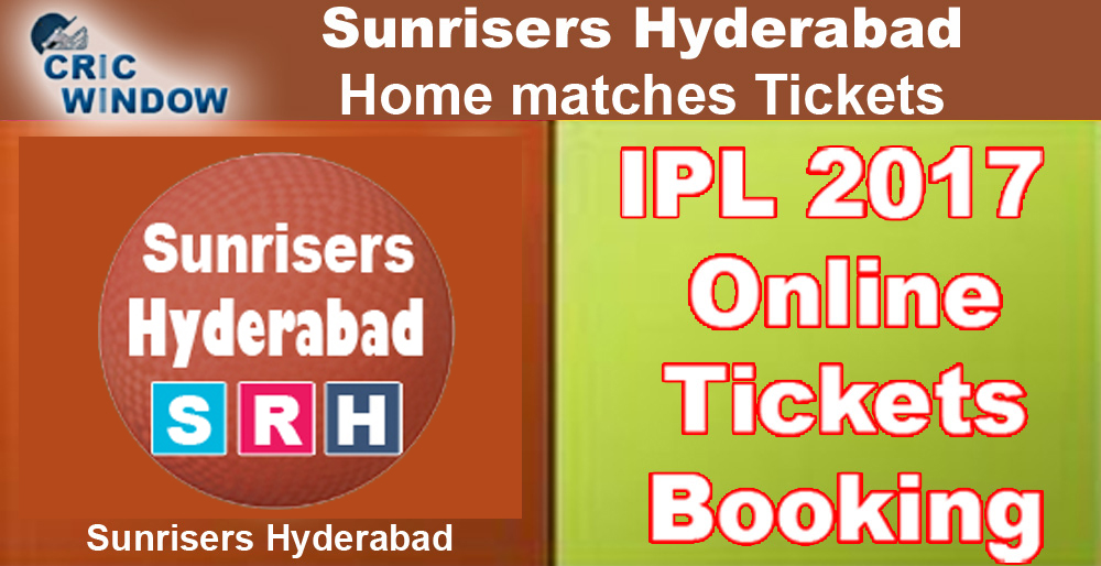 IPL2017 SRH Online Tickets Booking