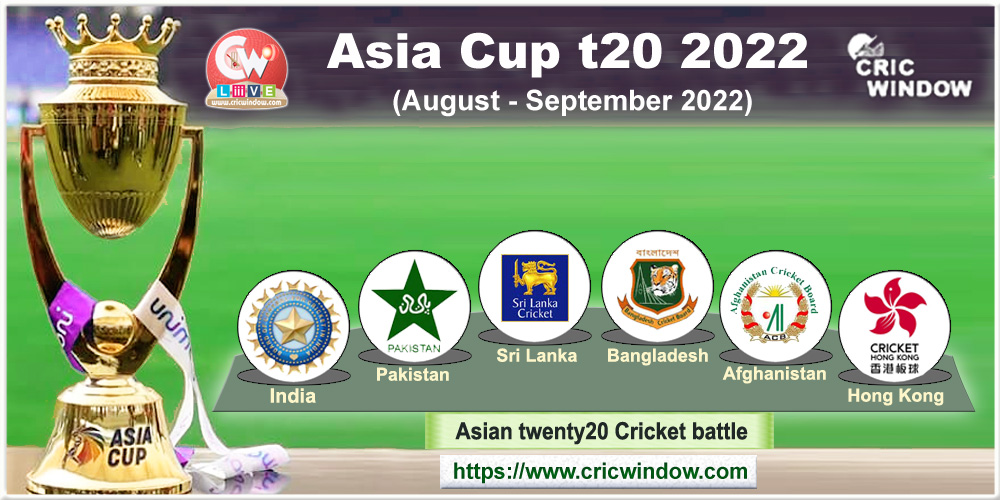 Cricket Asiacup t20 results 2022