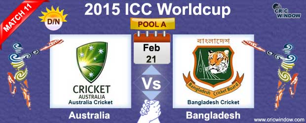 Australia vs Bangladesh Match-11