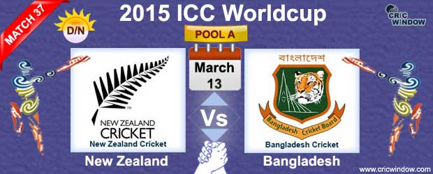 New Zealand vs Bangladesh Match-37