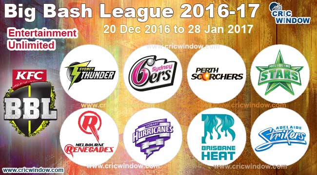 Big Bash League Live 2016-17