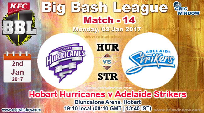 BBL HUR vs STR report Match 14