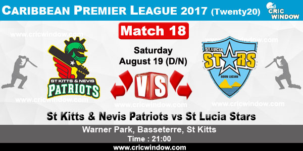 CPLT20 PAT vs Stars Live Report Match18