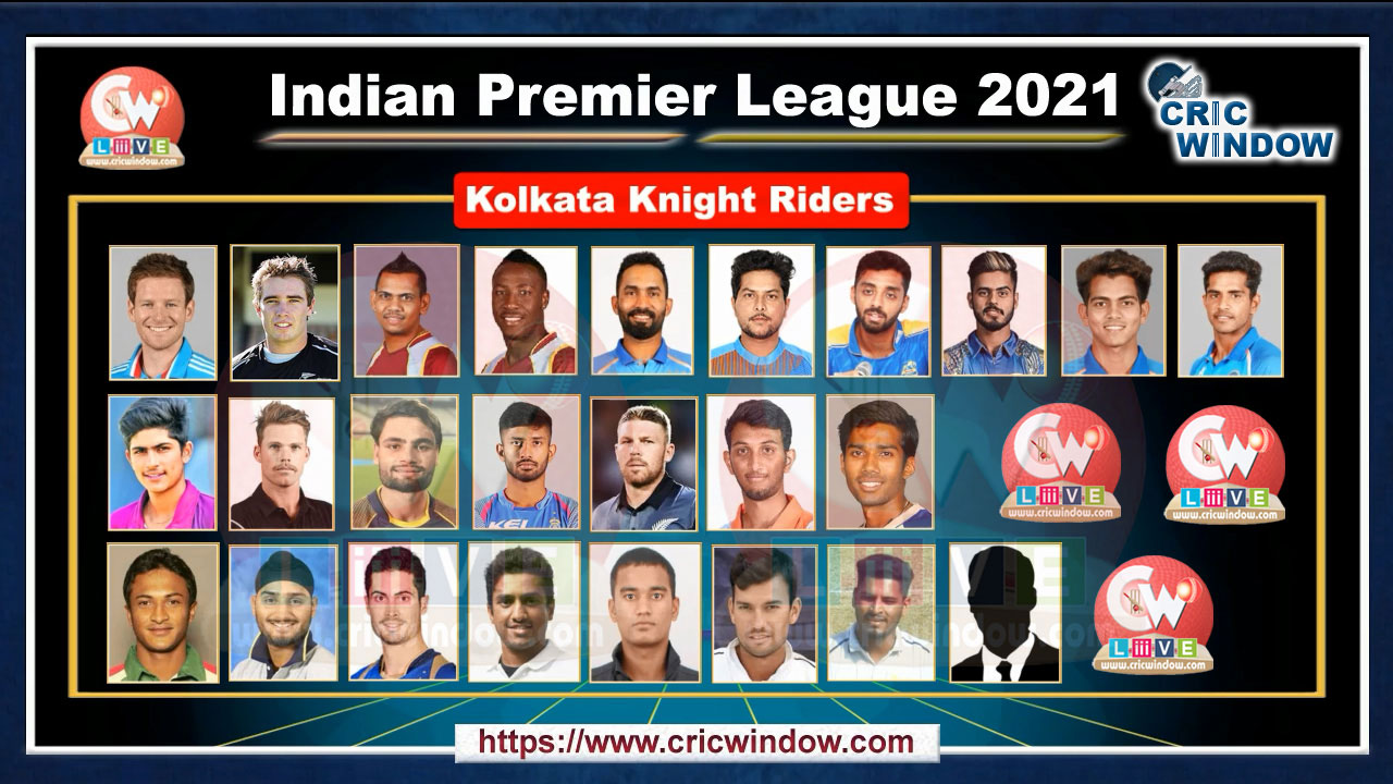 Kolkata Knight Riders team 2021