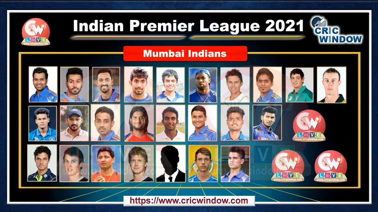 IPL Mumbai Squad 2021