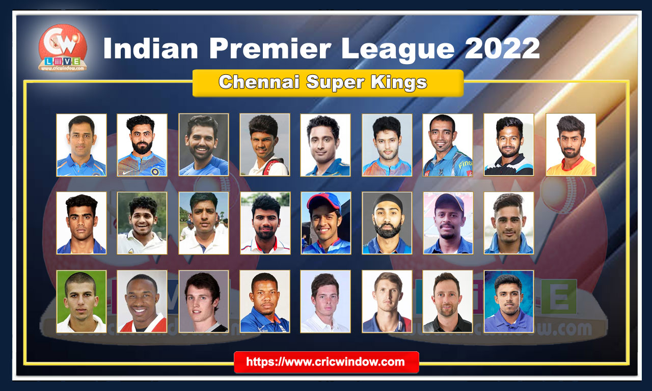 Chennai Super Kings Squad 2022