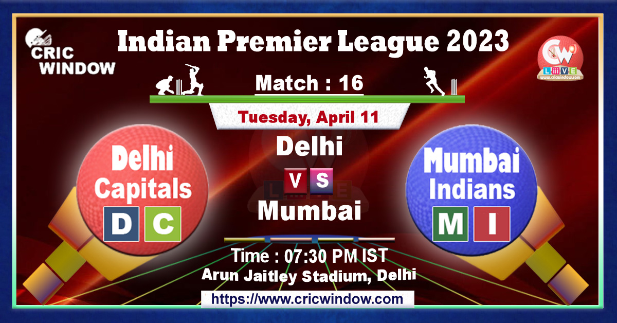 IPL DC vs MI live match action