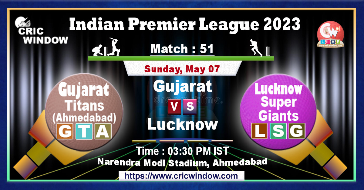 IPL GT vs LSG live match action