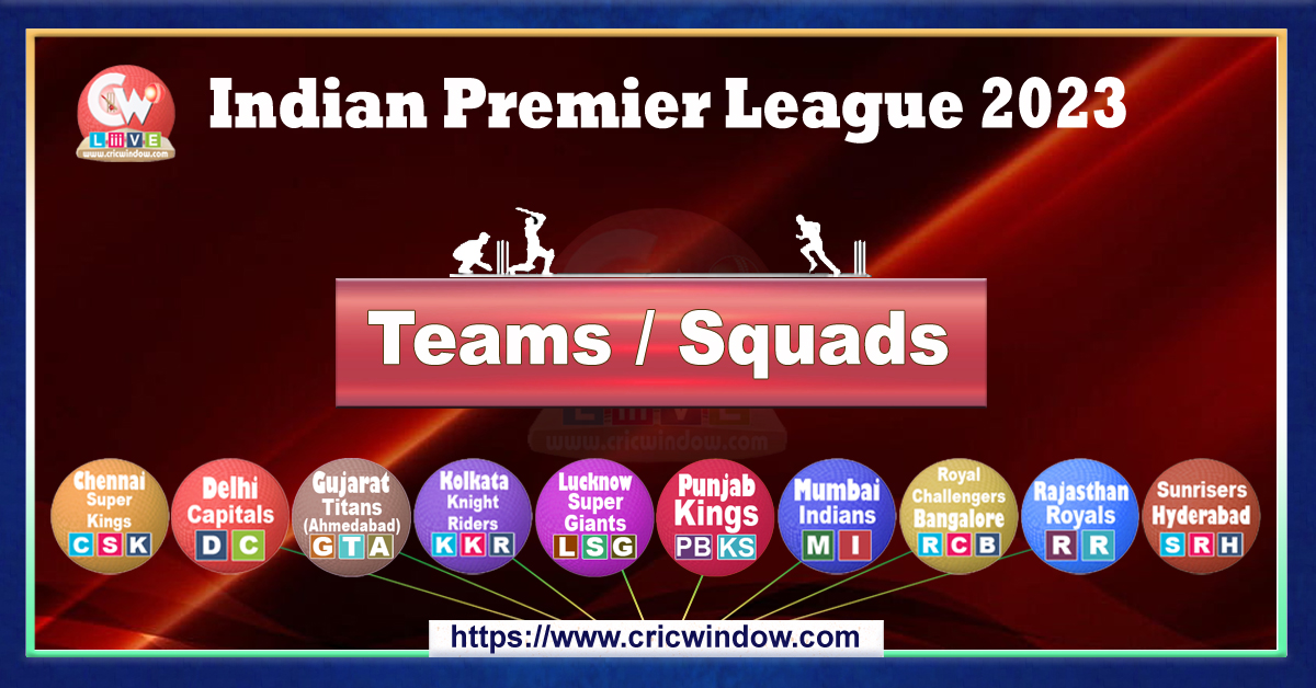 IPL Squads 2023