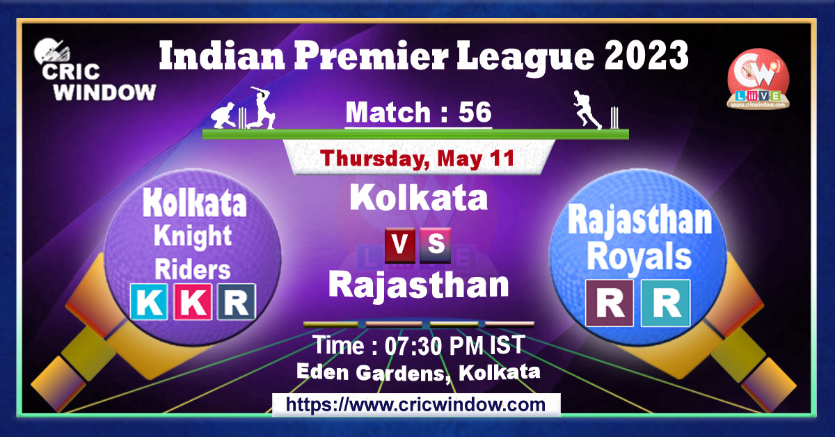 IPL KKR vs RR live match action