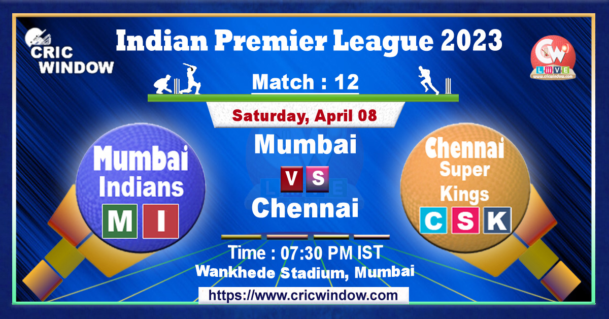 IPL MI vs CSK live match action