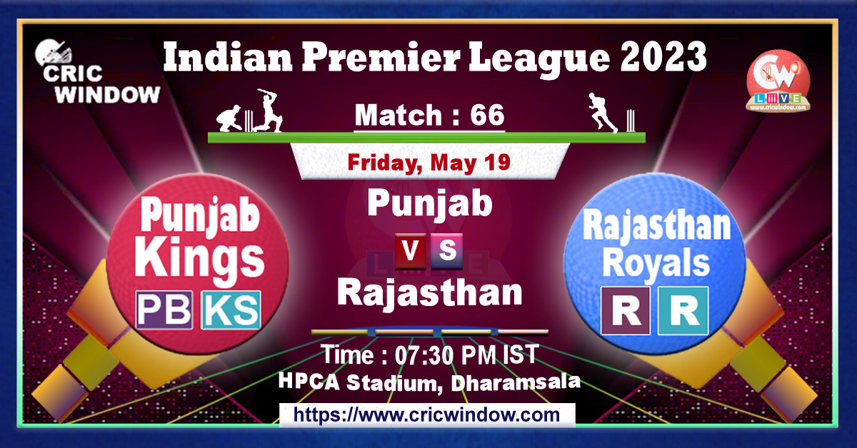 IPL PBKS vs RR live match action