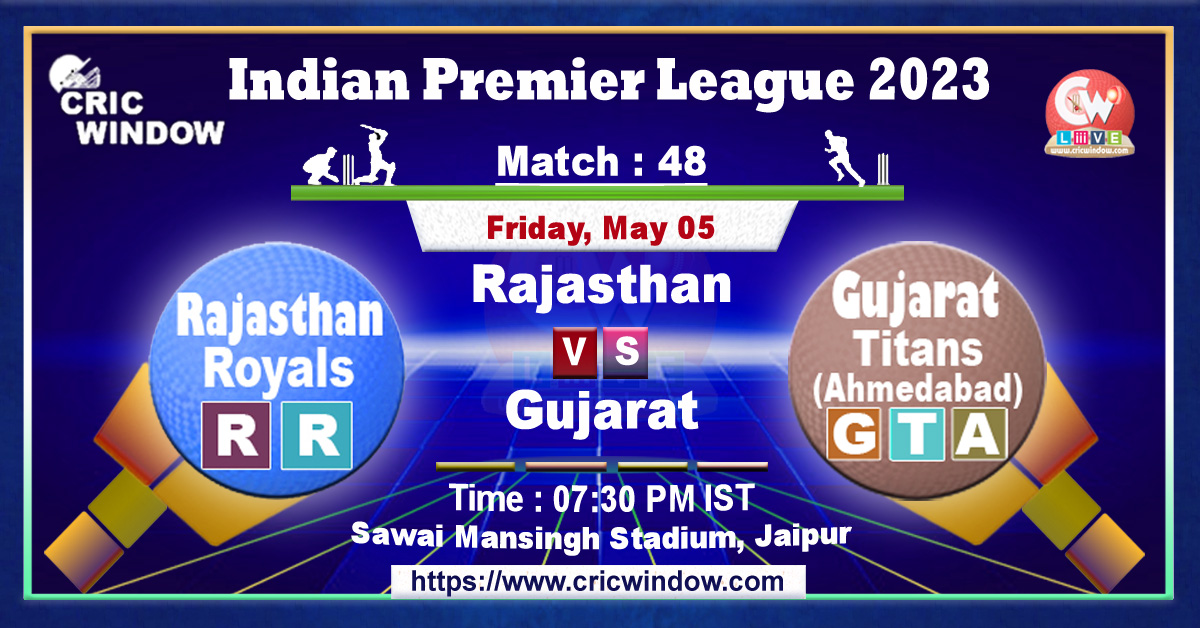 IPL RR vs GT live match action