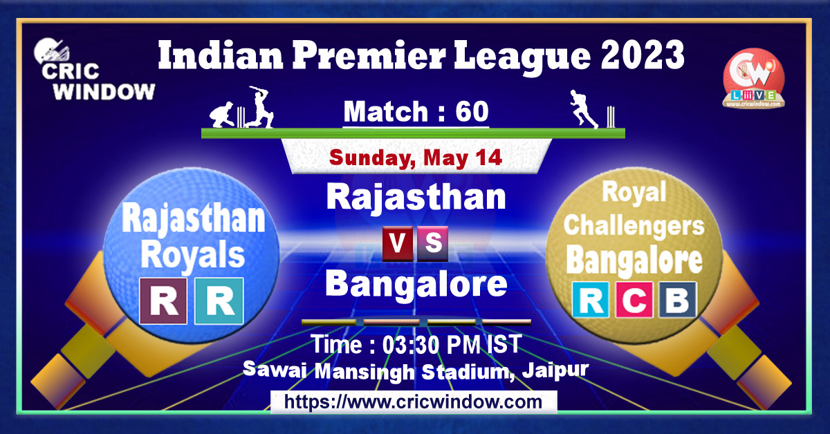 IPL RR vs RCB live match action