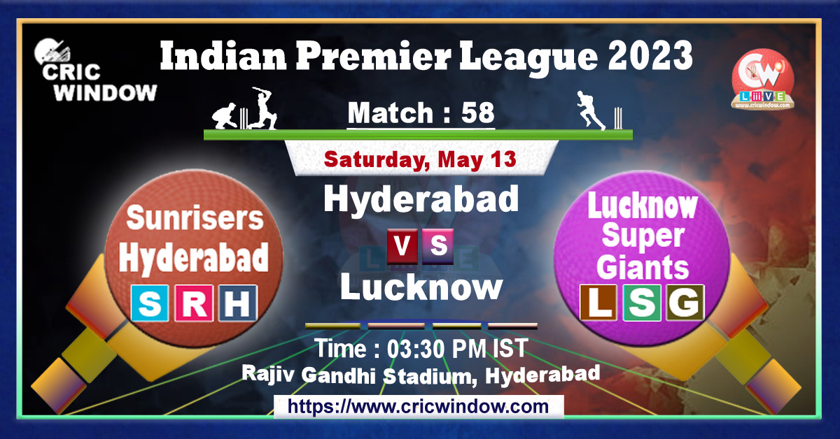 IPL SRH vs LSG live match action