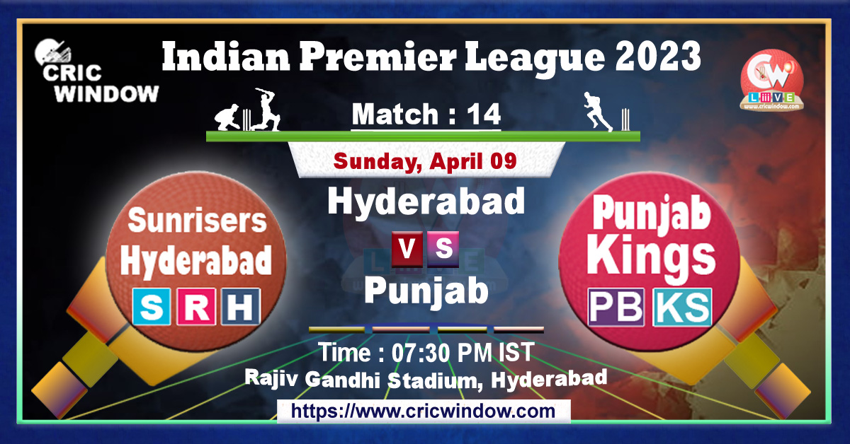 IPL SRH vs PBKS live match action