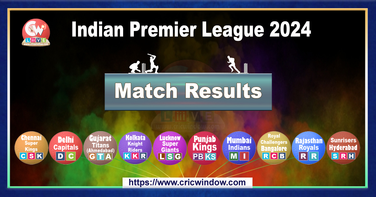 ipl 17 match results 2024