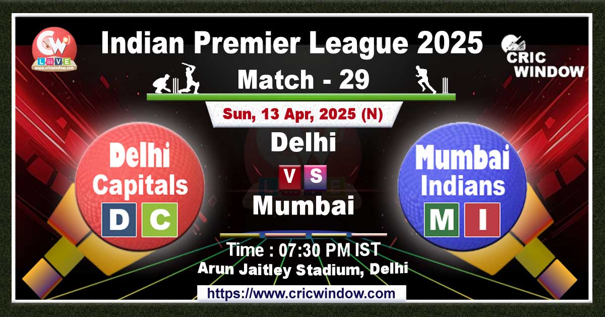 IPL DC vs MI match previews 2025