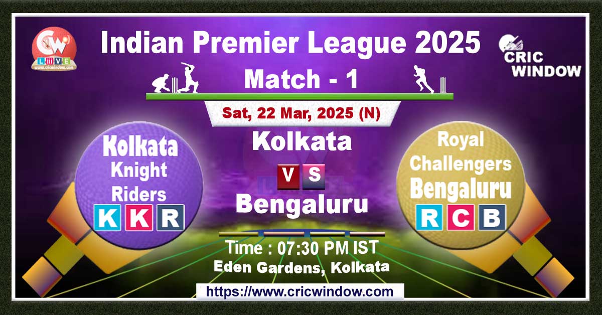 IPL KKR vs RCB match previews 2025
