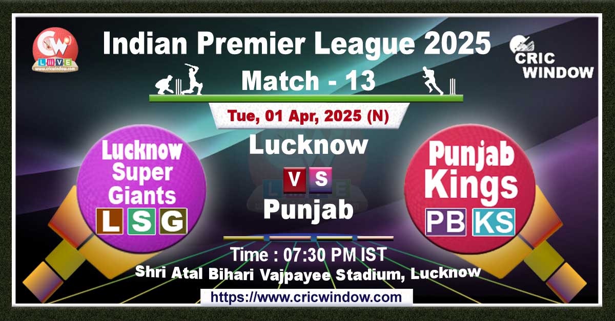 IPL LSG vs PBKS match previews 2025