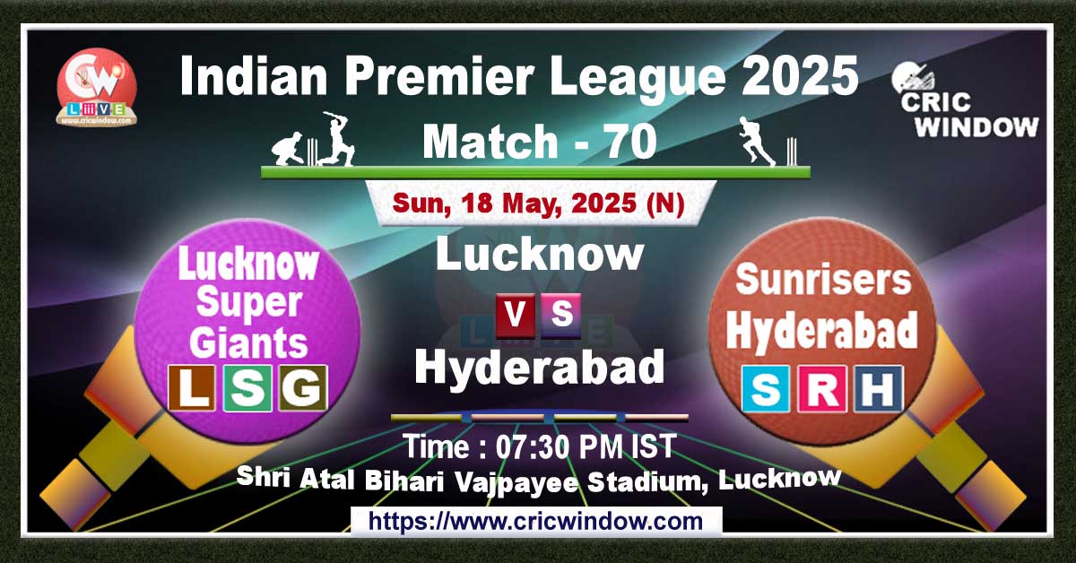 IPL LSG vs SRH match previews 2025