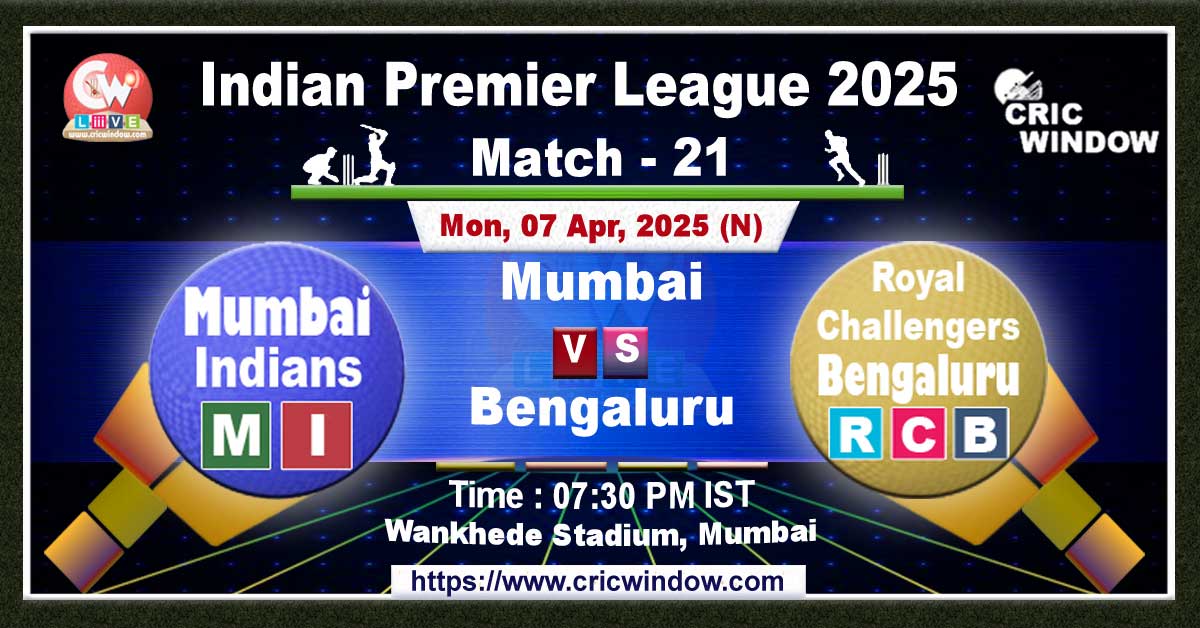 IPL MI vs RCB match previews 2025