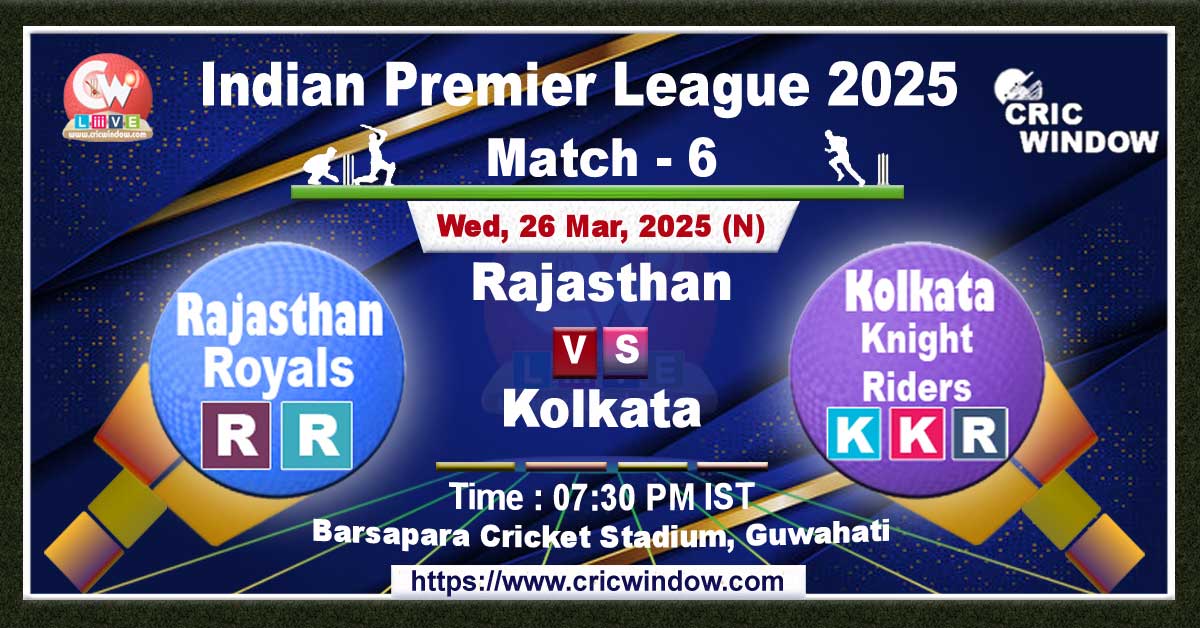 IPL RR vs KKR match previews 2025