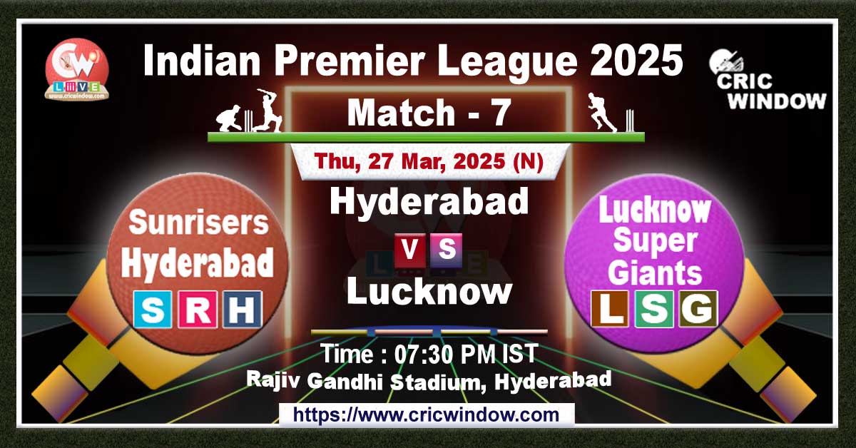 IPL SRH vs LSG match previews 2025