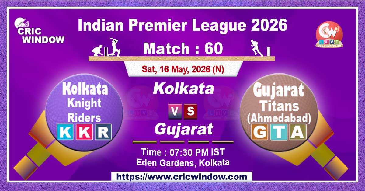 IPL 2026 KKR vs GT match live updates