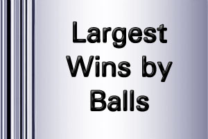 ipl10 largest wins by balls