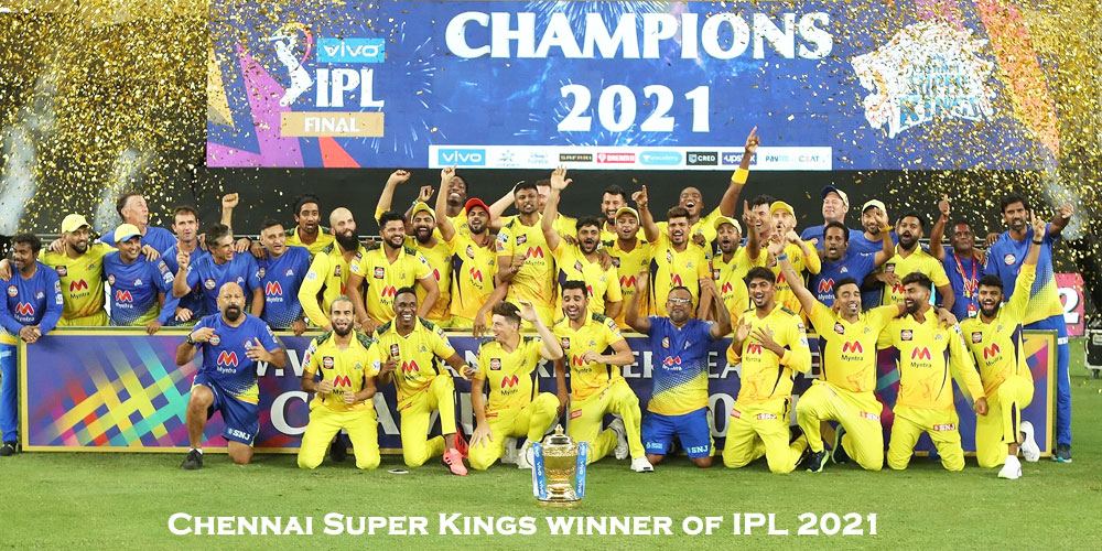 Chennai Super Kings winners of IPL 2021