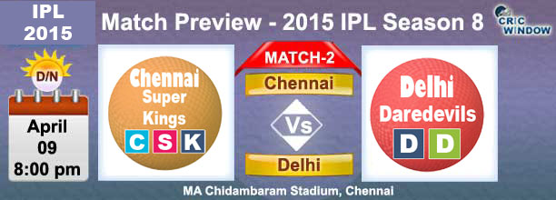 Chennai vs Delhi  Preview Match-2