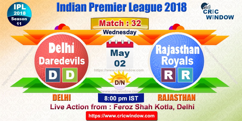 IPL DD vs RR live preview match32