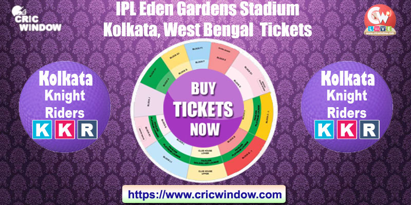 IPL Eden Gardens Tickets Booking 2018