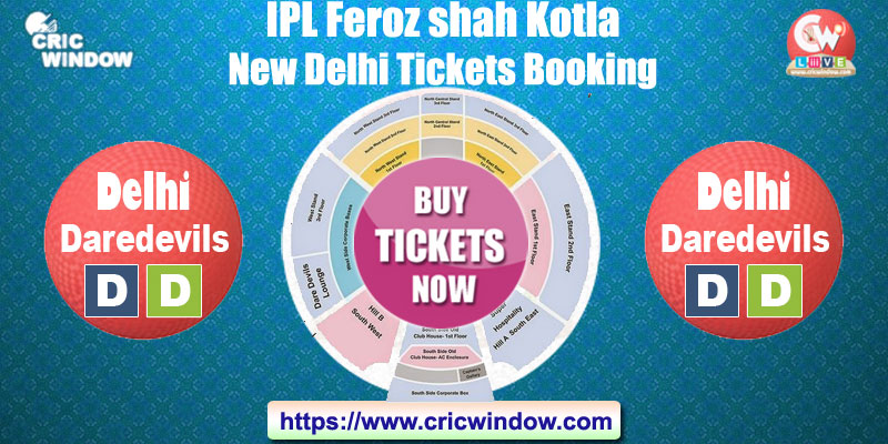 IPL Feroz Shah Kotla, Delhi Tickets Booking 2019