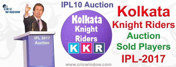 IPL 2017 Kolkata Auction Players List