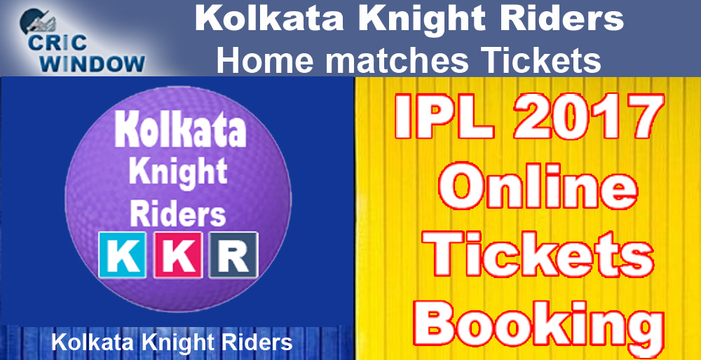 ipl2017 KKR Online Tickets Booking