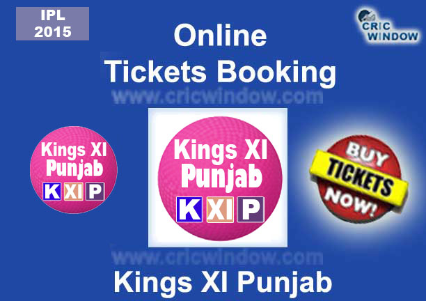 IPL 8 Kings XI Punjab Tickets Booking