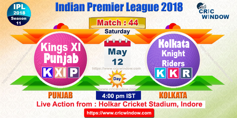 ipl kxip vs kkr live preview match44