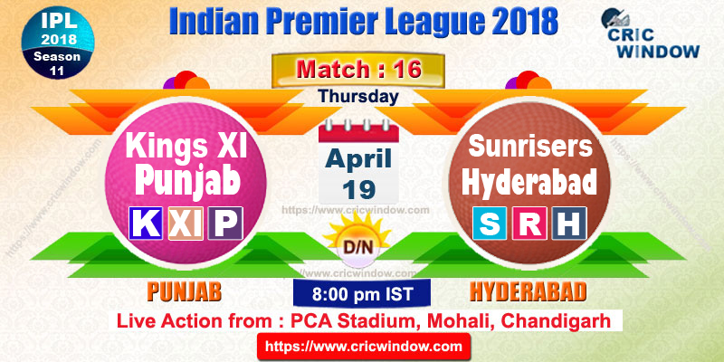 Punjab vs Hyderabad live preview match16