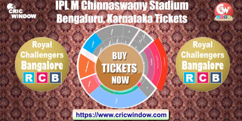 IPL M Chinnaswamy Stadium tickets booking 2025