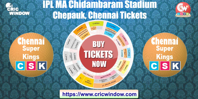 IPL MA Chidambaram Stadium, Chennai Tickets Booking 2019