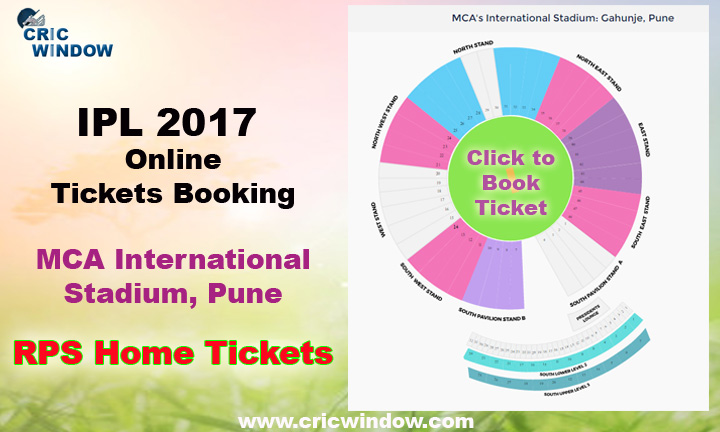 IPL MCA International Stadium, Pune Tickets Booking 2017