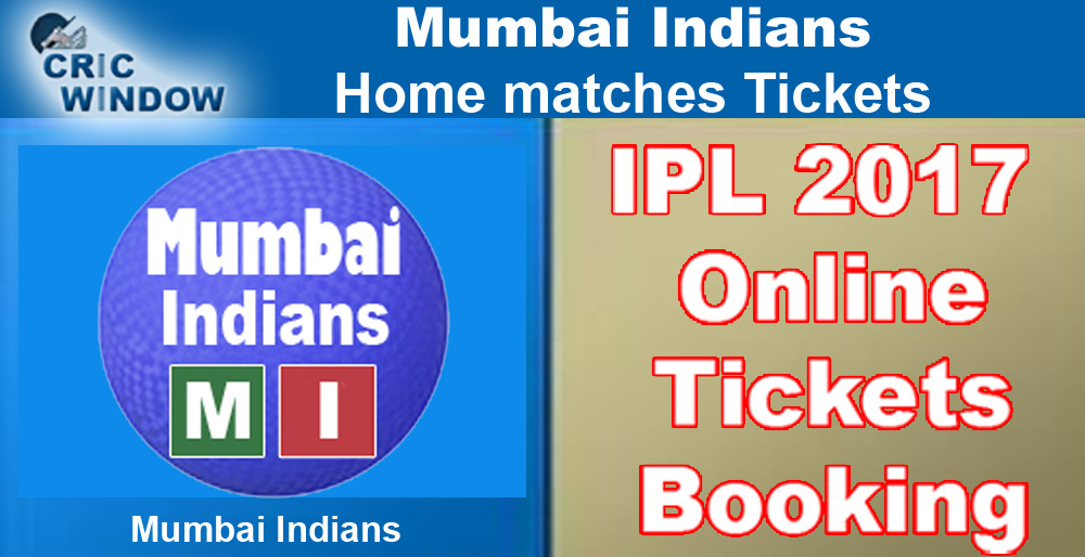IPL2017 MI Online Tickets Booking