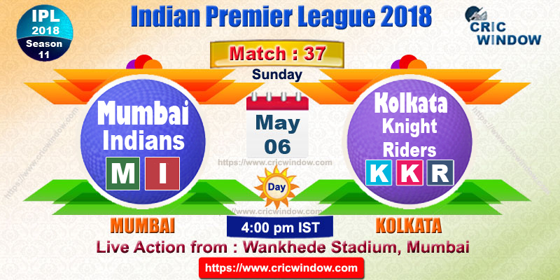IPL MI vs KKR live preview match37