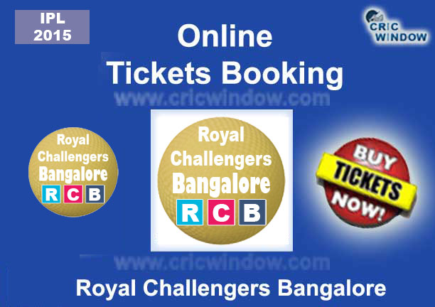 IPL 8 Royal Challengers Tickets Booking