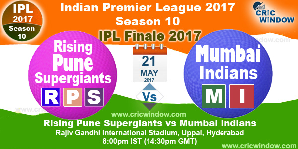 ipl rps vs mi final match 2017